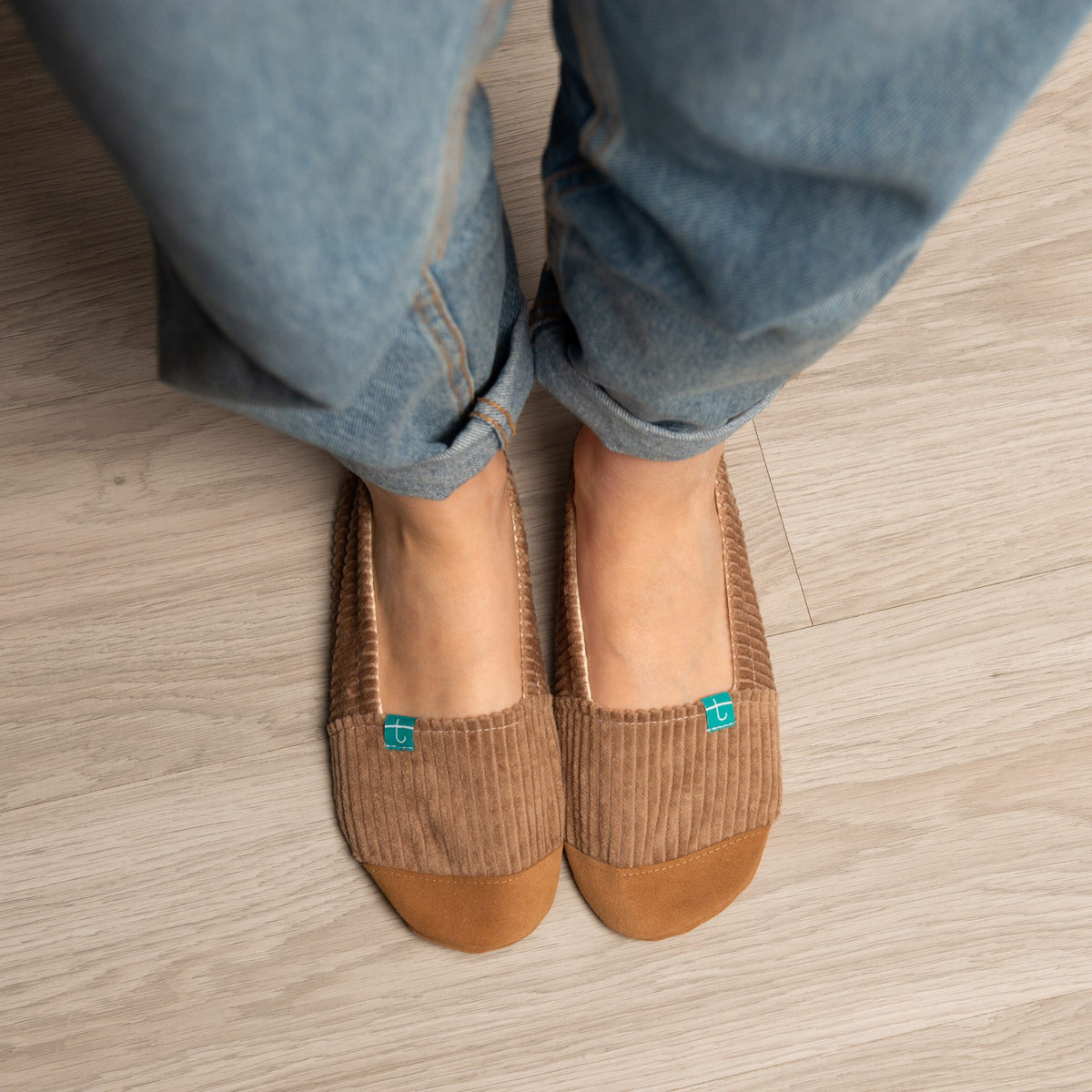 Cuddly Beige Adult Slippers