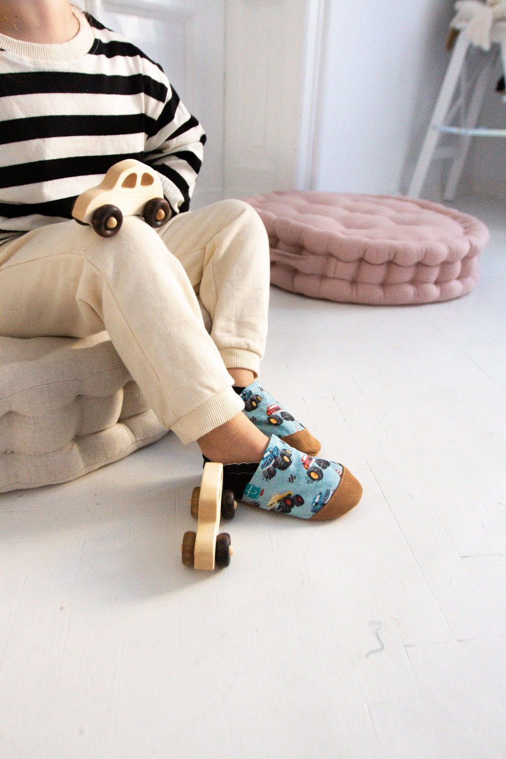 Big Wheels Child Slippers