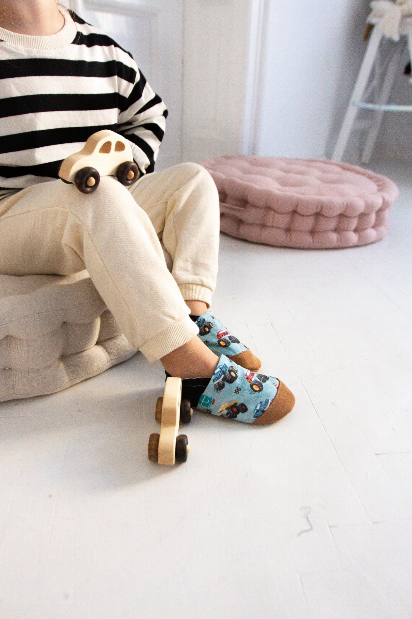 Big Wheels Child Slippers