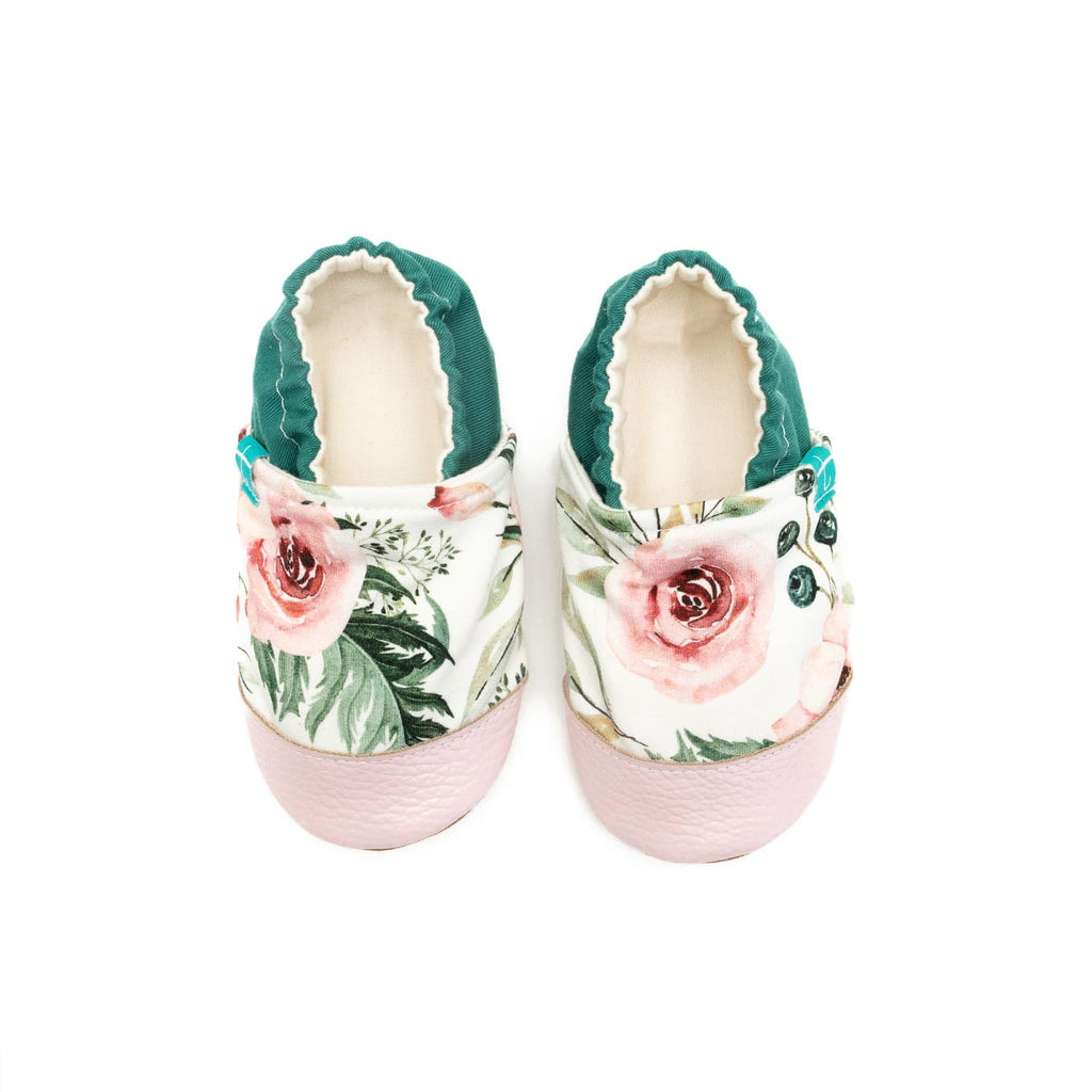 Peony Flowers Child Slippers