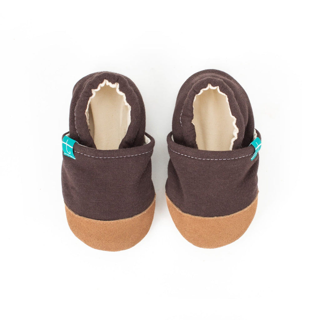 Dark Chocolate Child Slippers