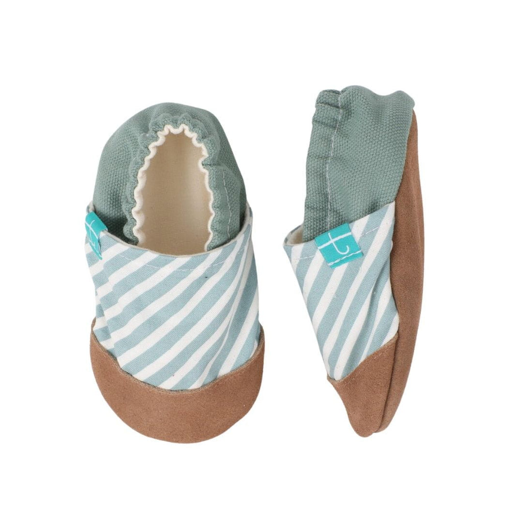GREEN CANDY CANE Child Slippers