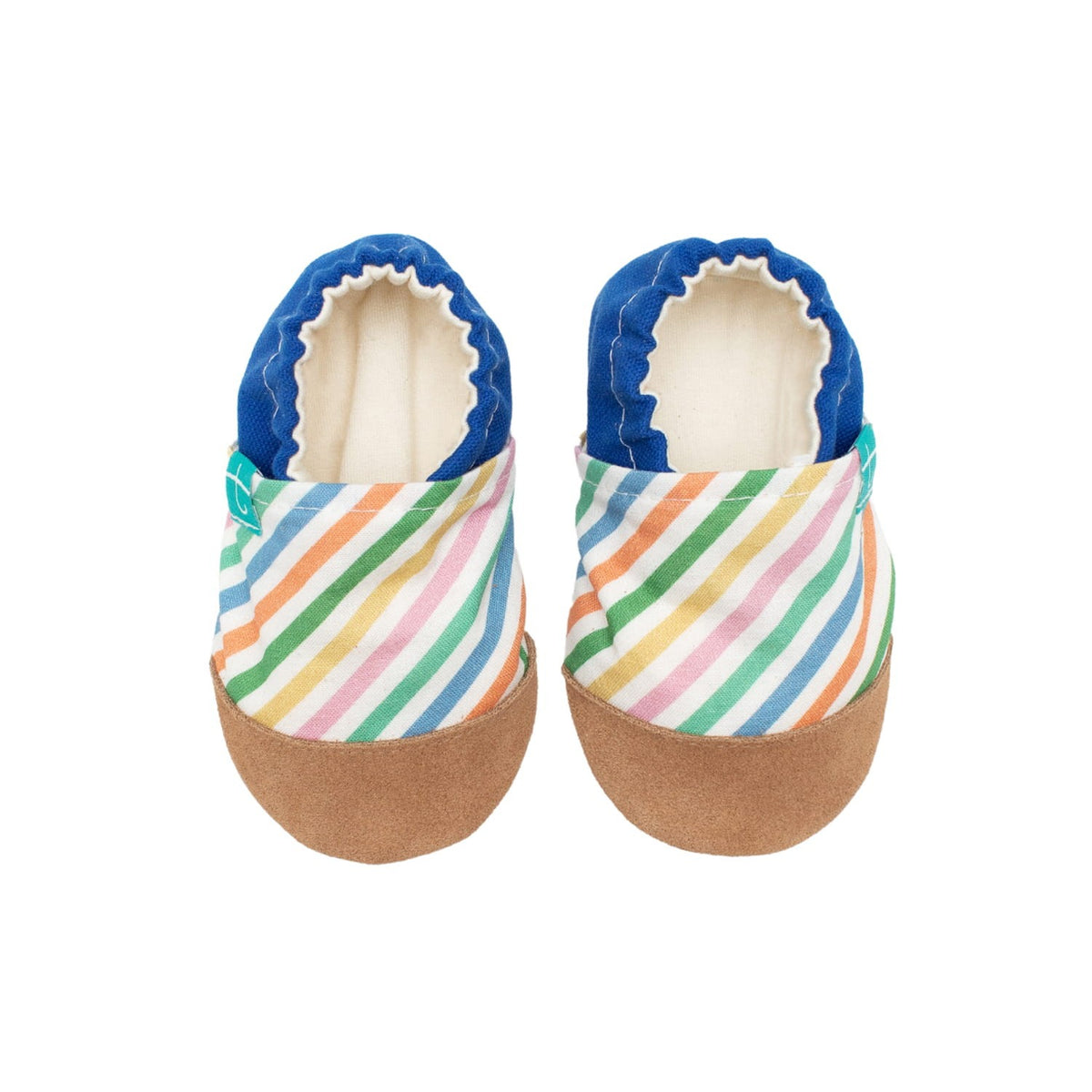 Rainbow Stripes Child Slippers