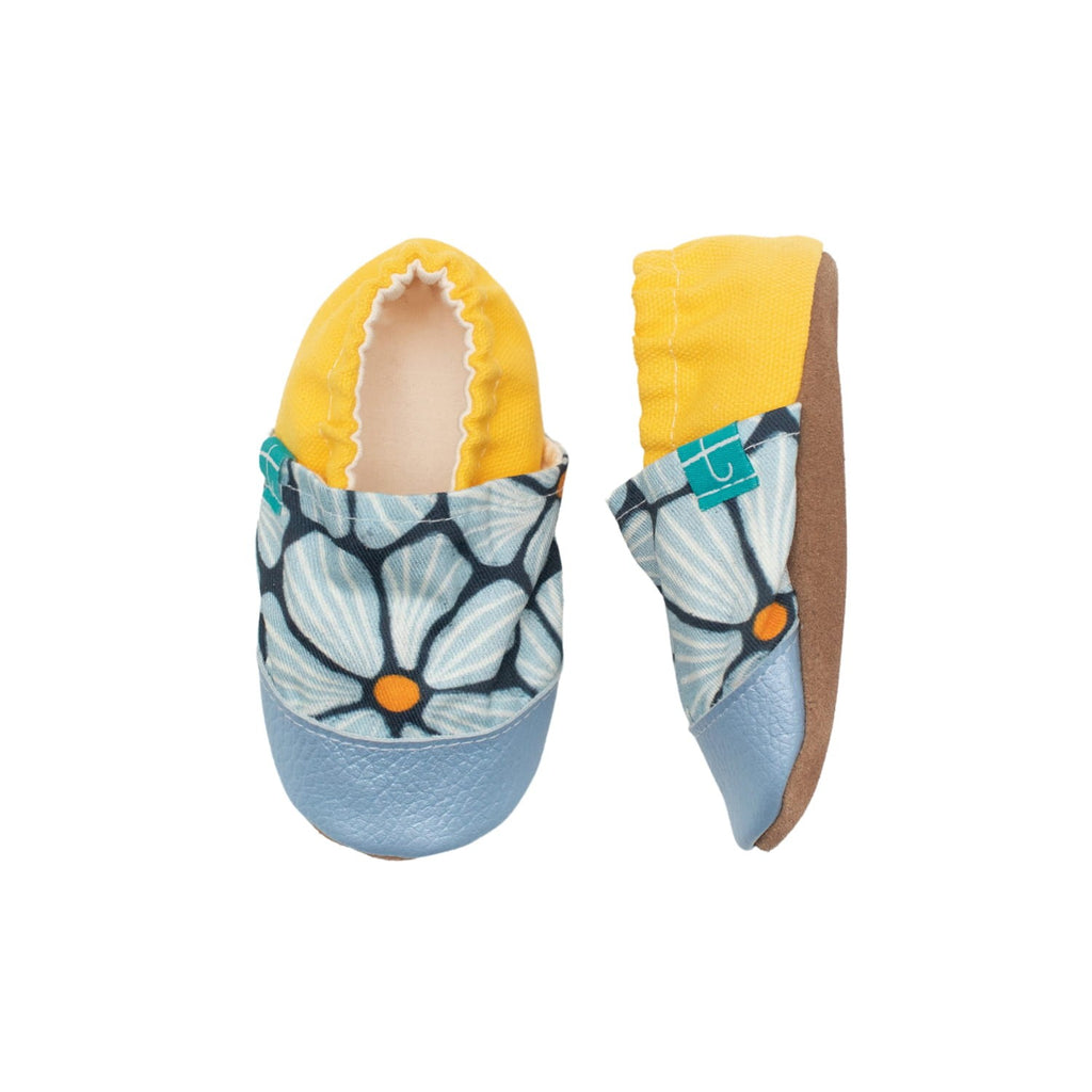 FLOWER FIELD BLUE Child Slippers