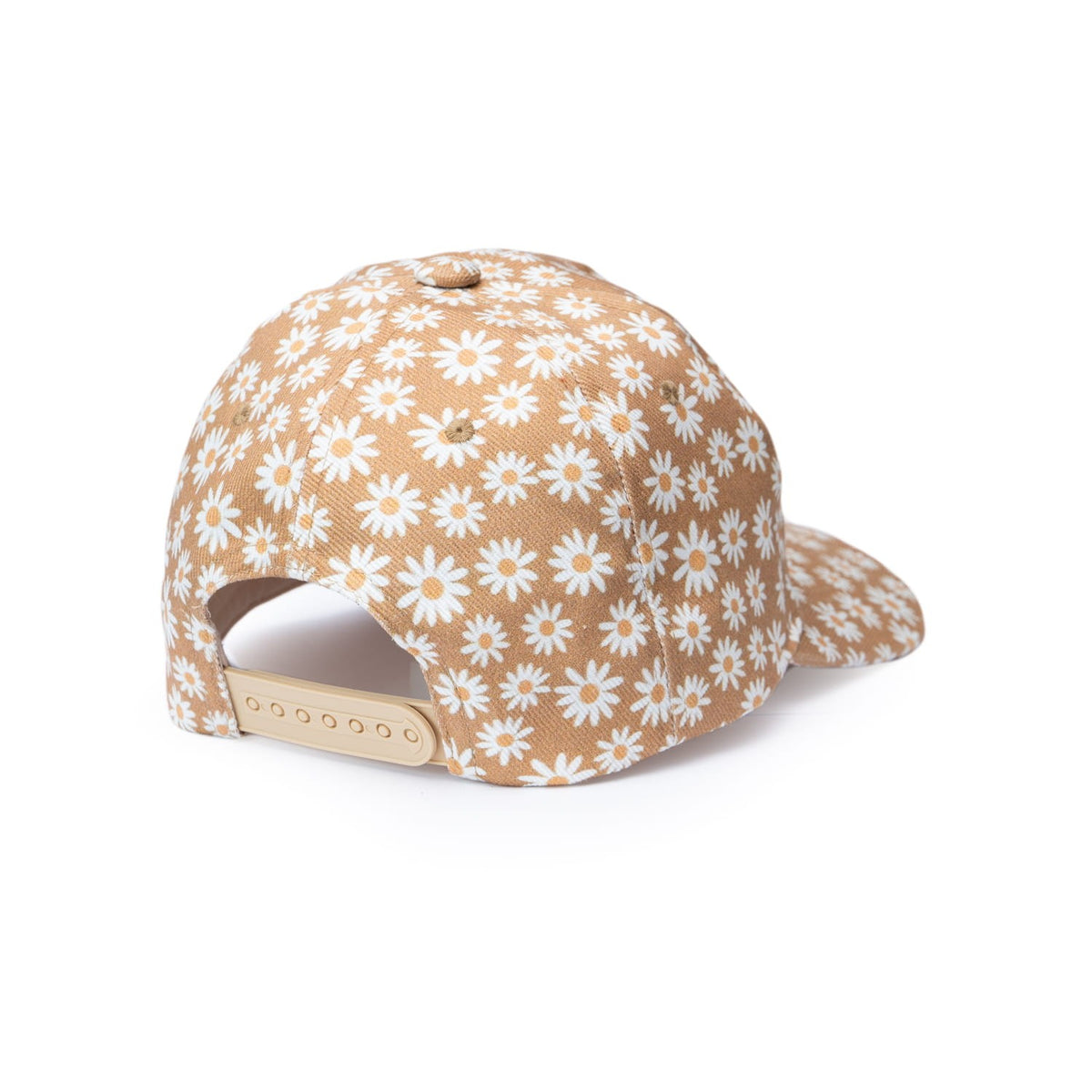 Beige Daisy Kids Baseball Cap