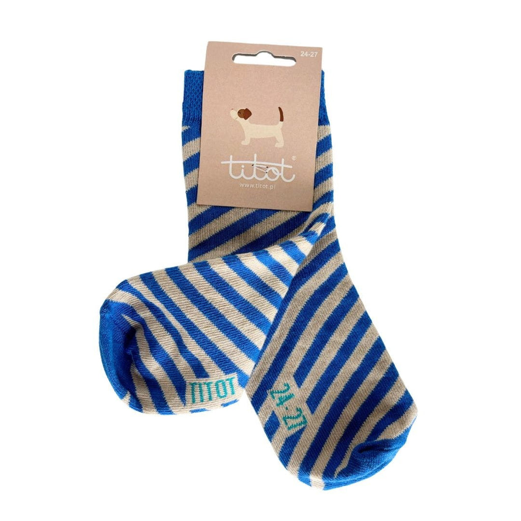 TITOT Socks Stripes Blue