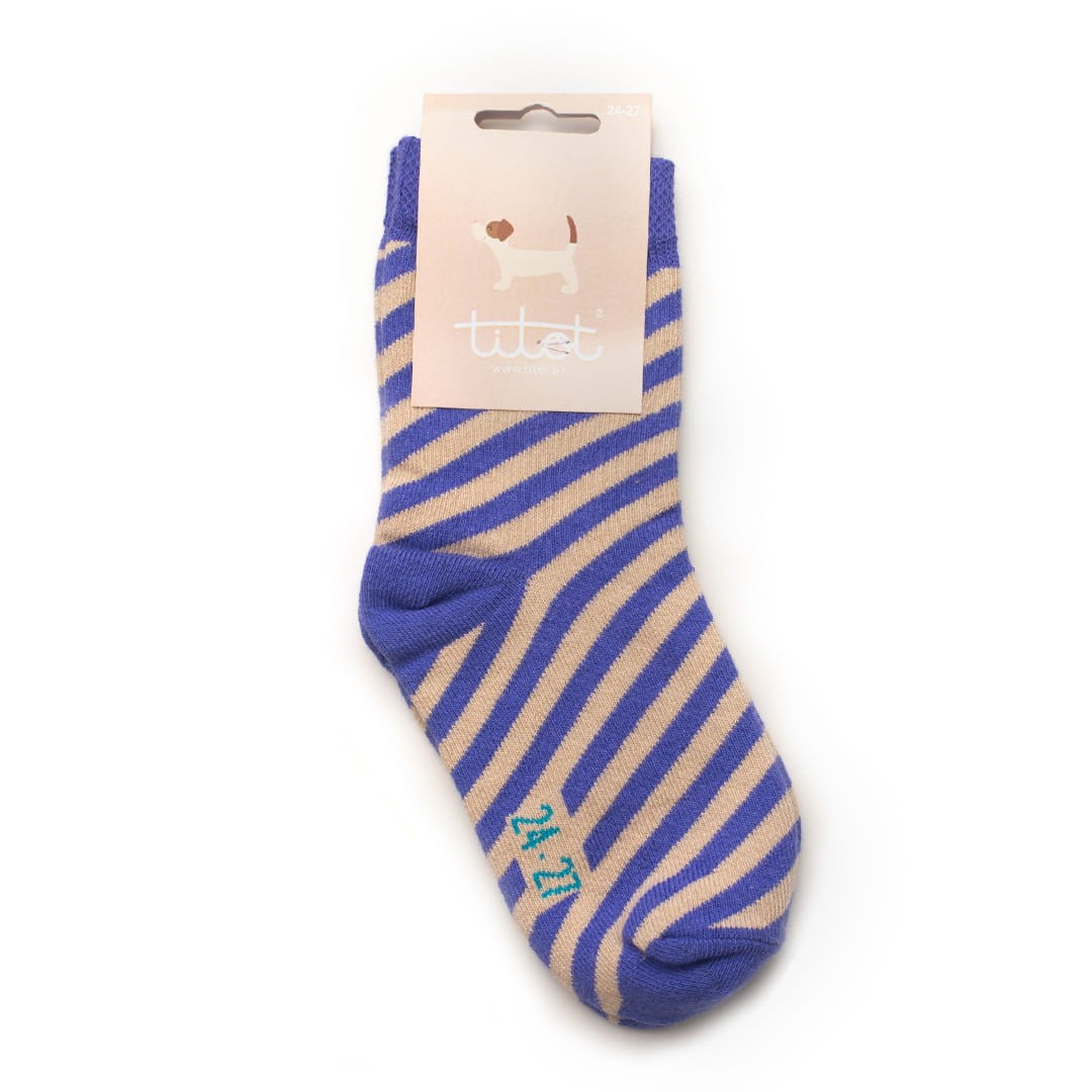 TITOT Socks Stripes Purple