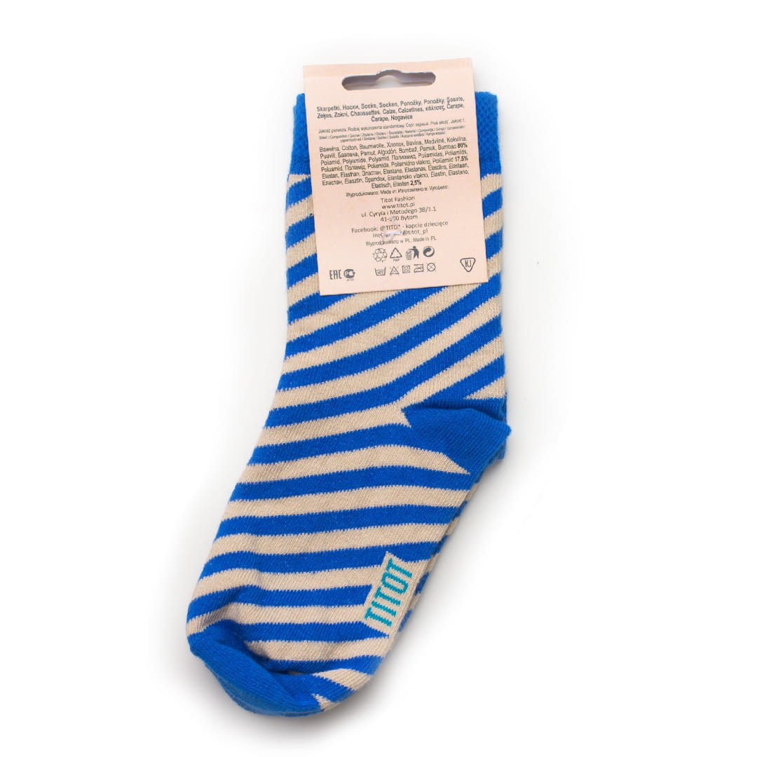 TITOT Socks Stripes Blue