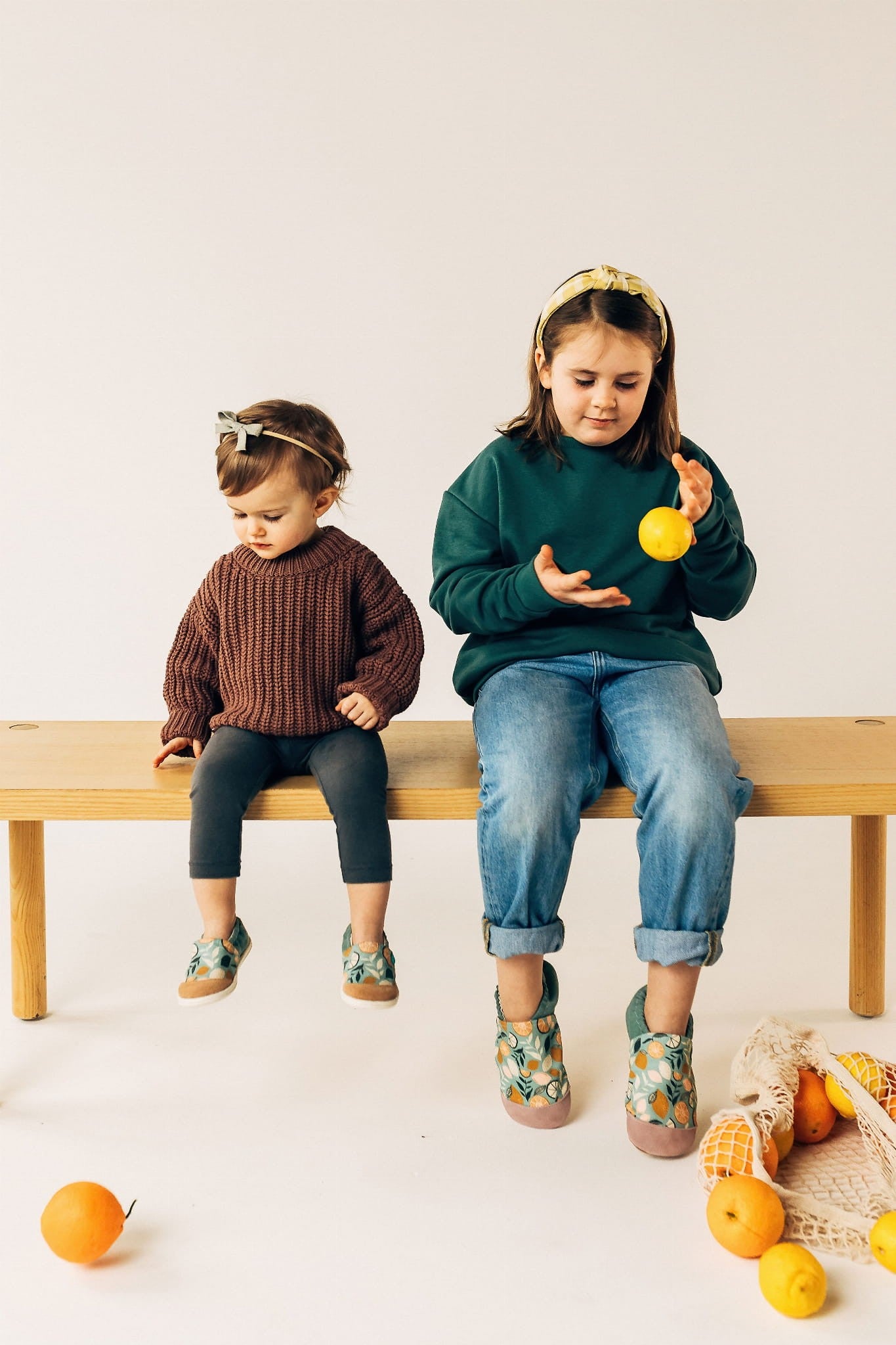 cytryny Lemons Child Slippers