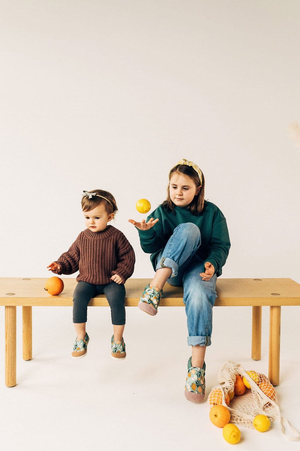 cytryny Lemons Child Slippers
