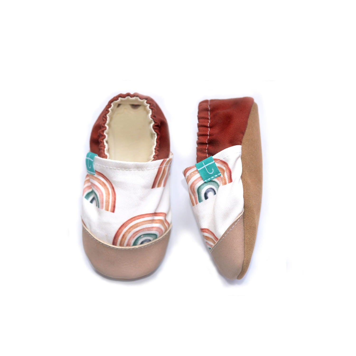 Colorful Rainbow Child Slippers