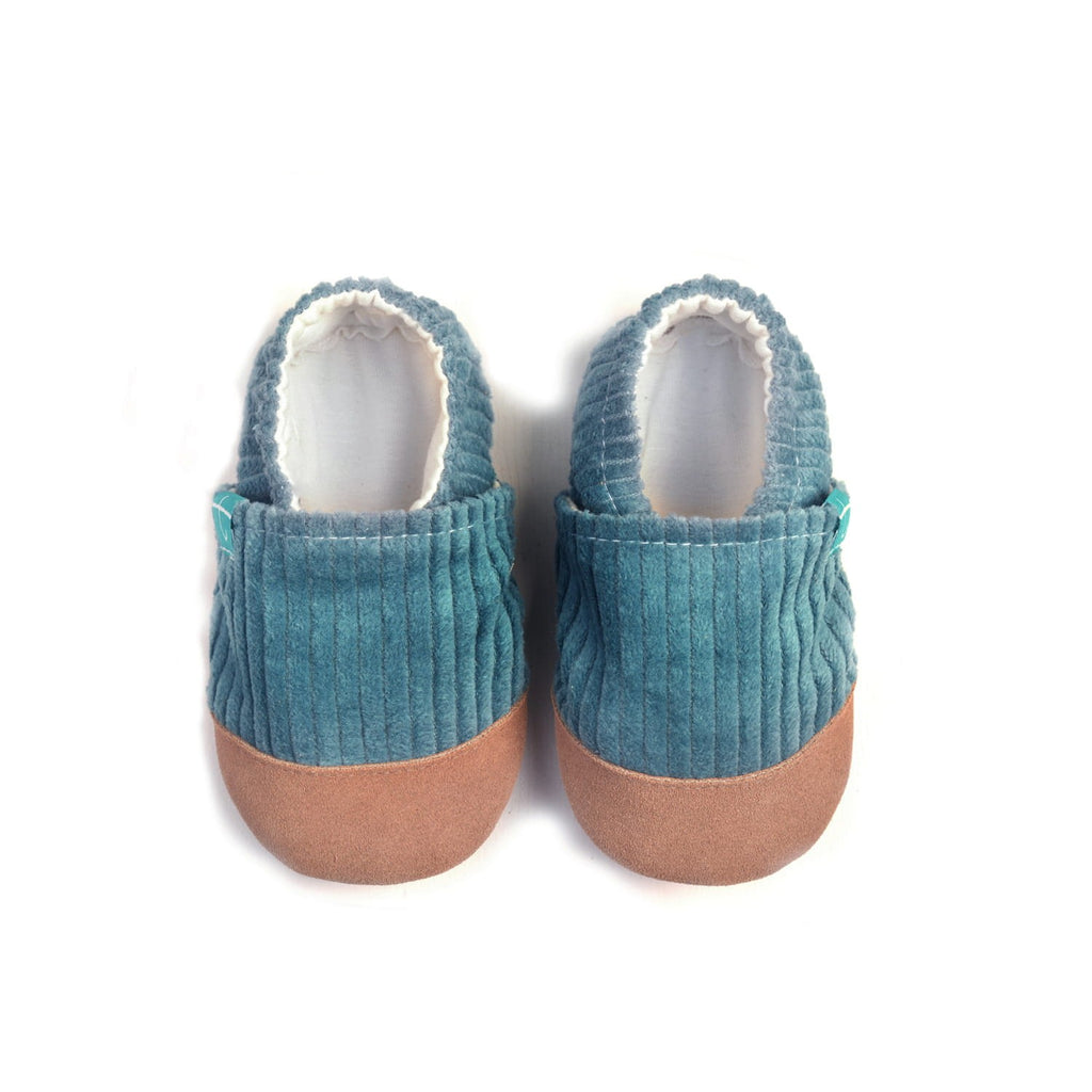 Cuddly Moss Child Slippers