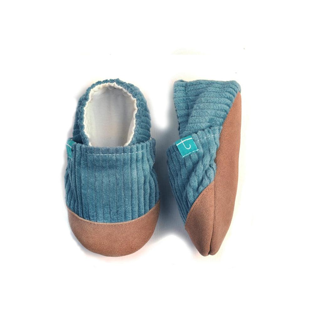 Cuddly Moss Child Slippers
