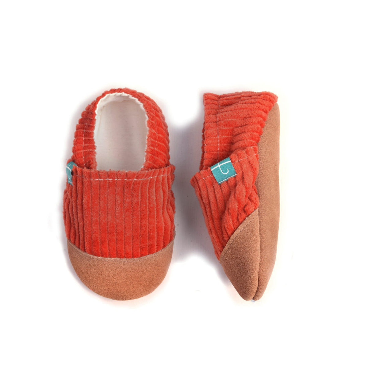 Cuddly Rusty Child Slippers