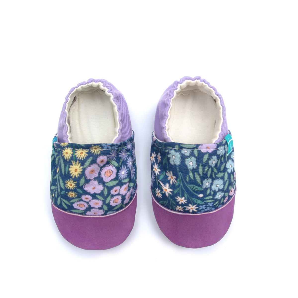 Violet Meadow Child Slippers