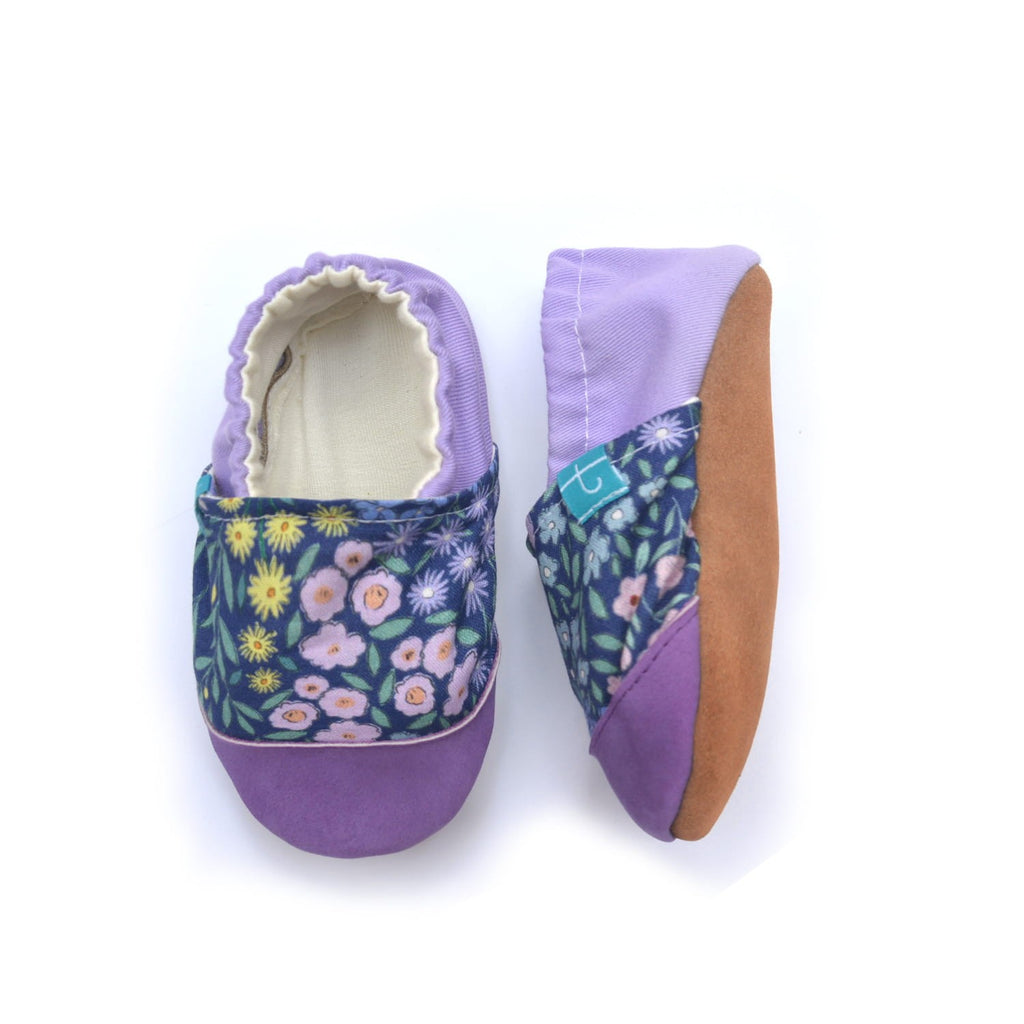 Violet Meadow Child Slippers