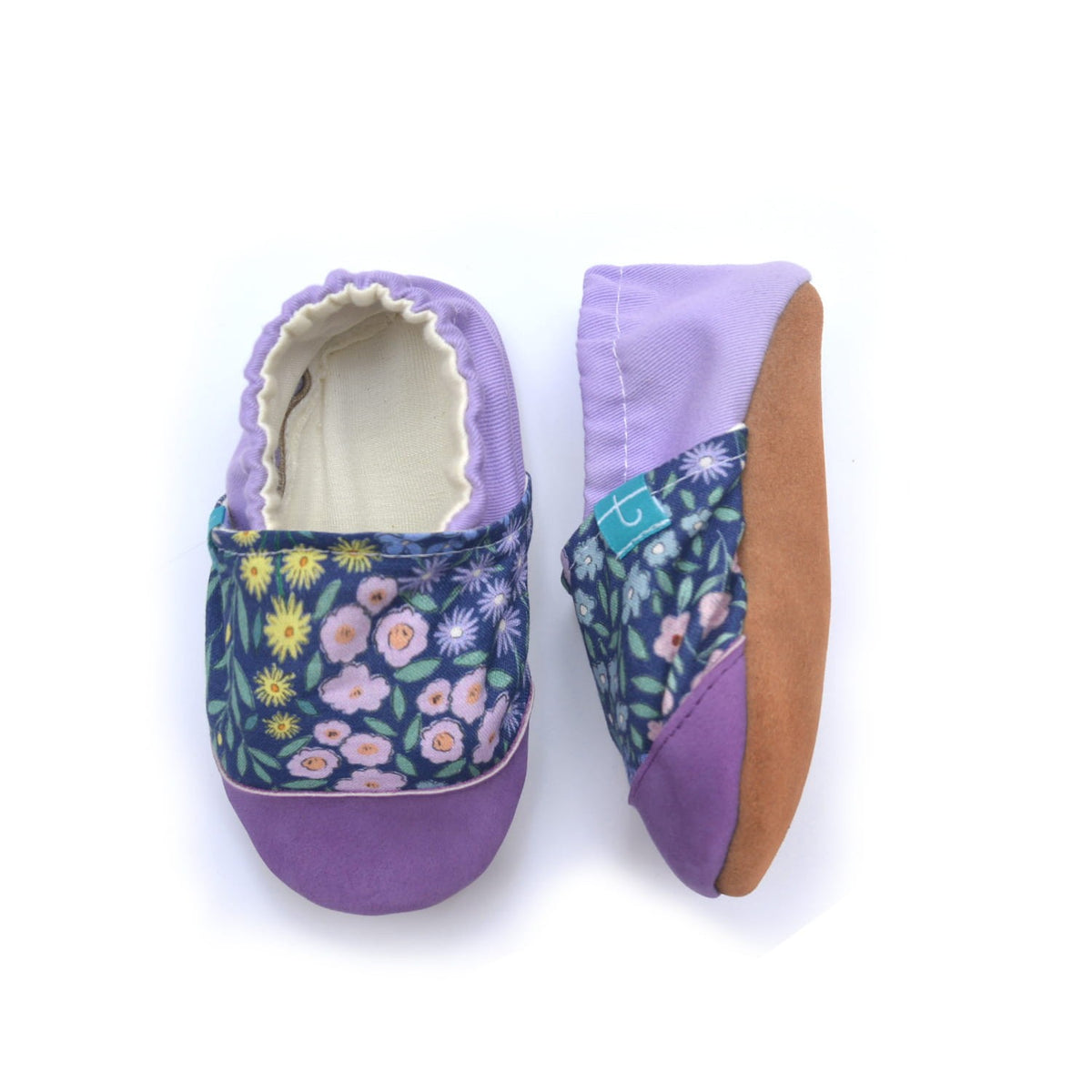 Violet Meadow Child Slippers