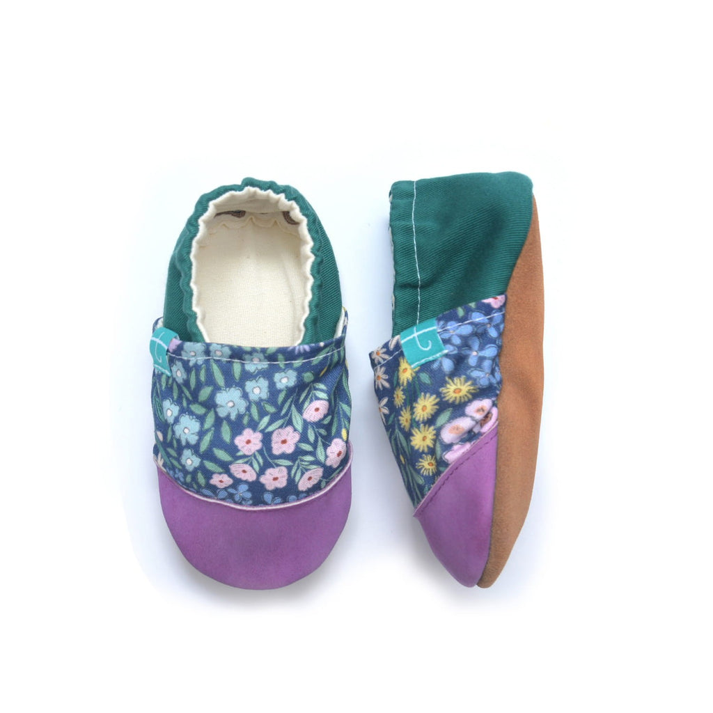 Emerald Meadow Child Slippers