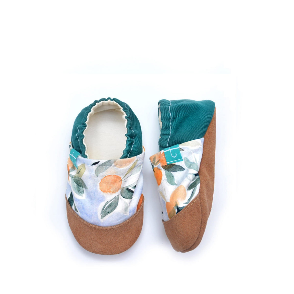 Watercolor Oranges Child Slippers