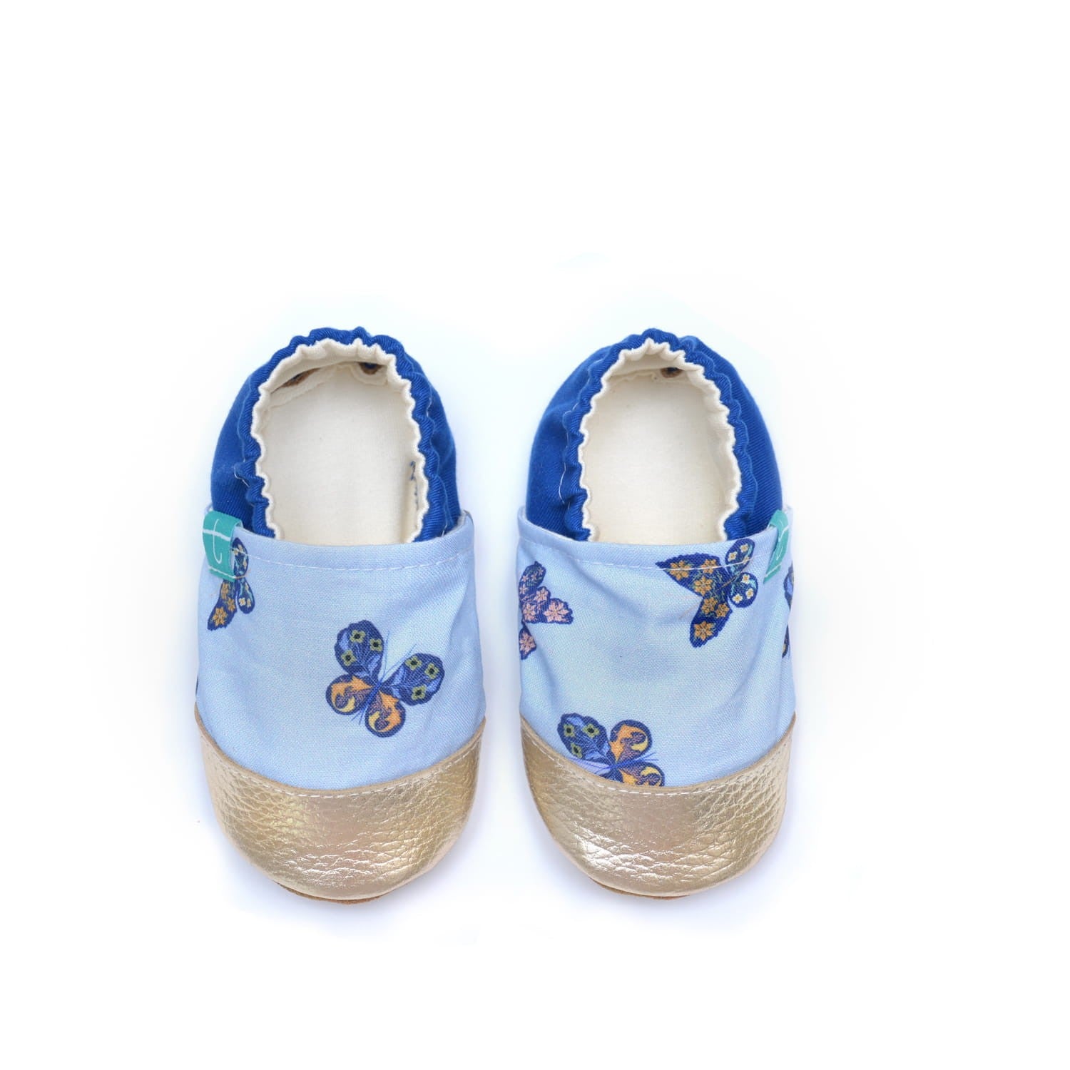 Blue Butterfly Child Slippers