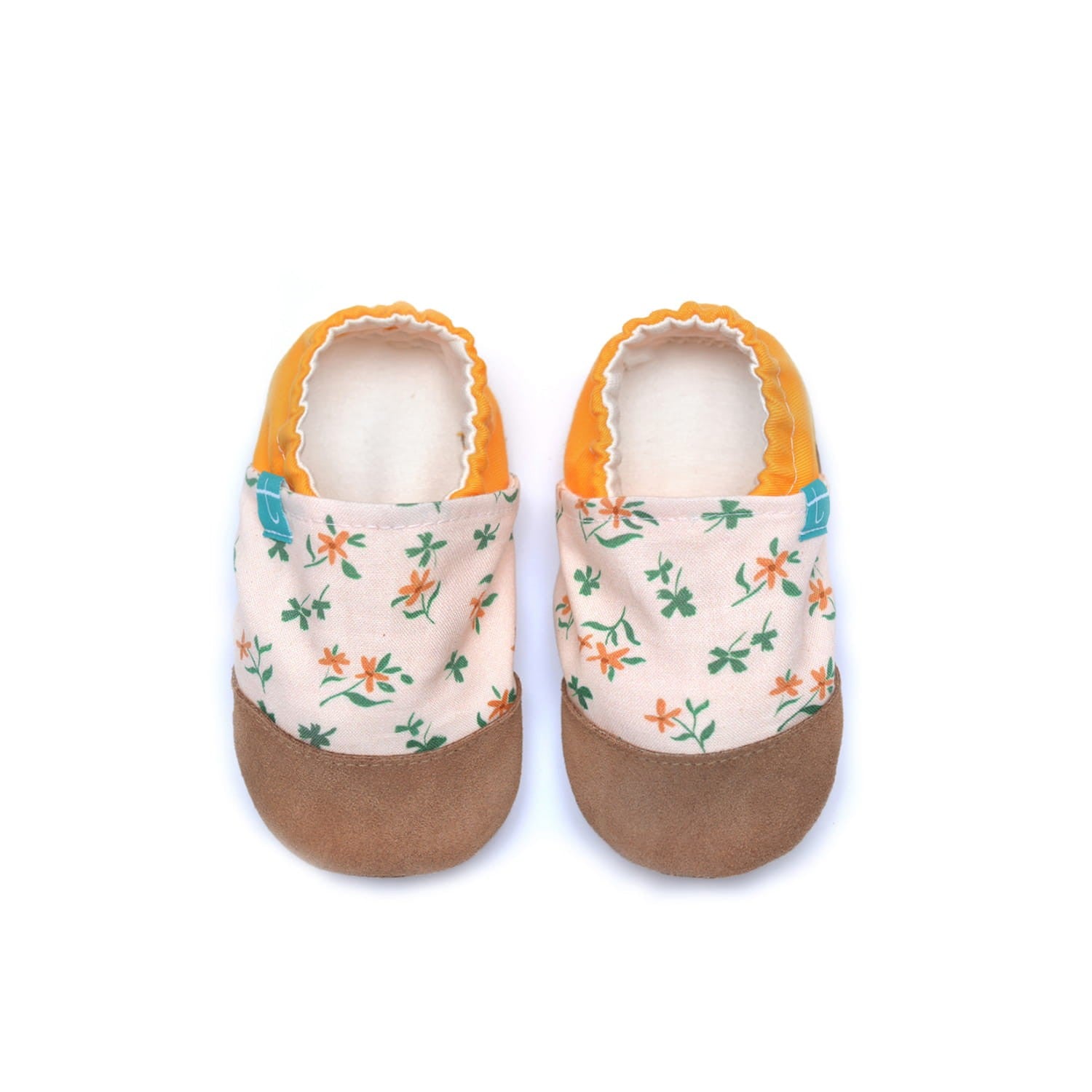 Yellow Clover Musztardowe Child Slippers