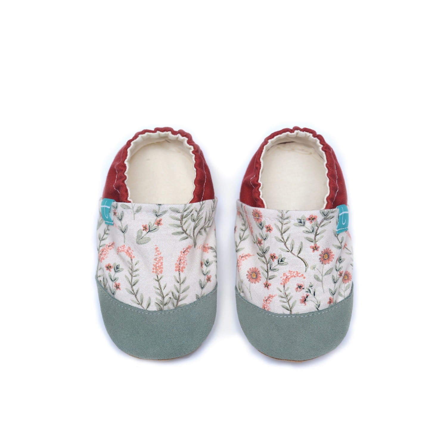 Green Meadow Child Slippers