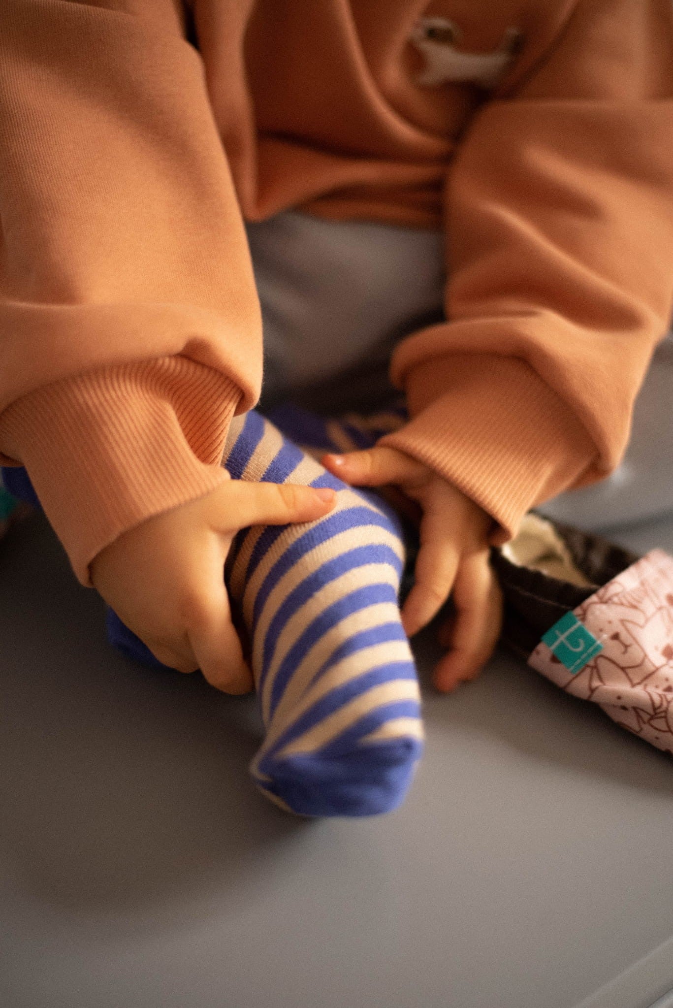 TITOT Socks Stripes Purple