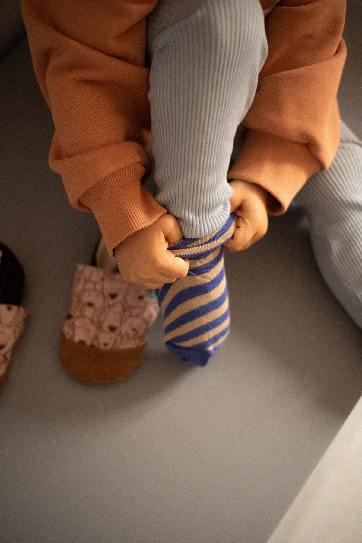 TITOT Socks Stripes Purple