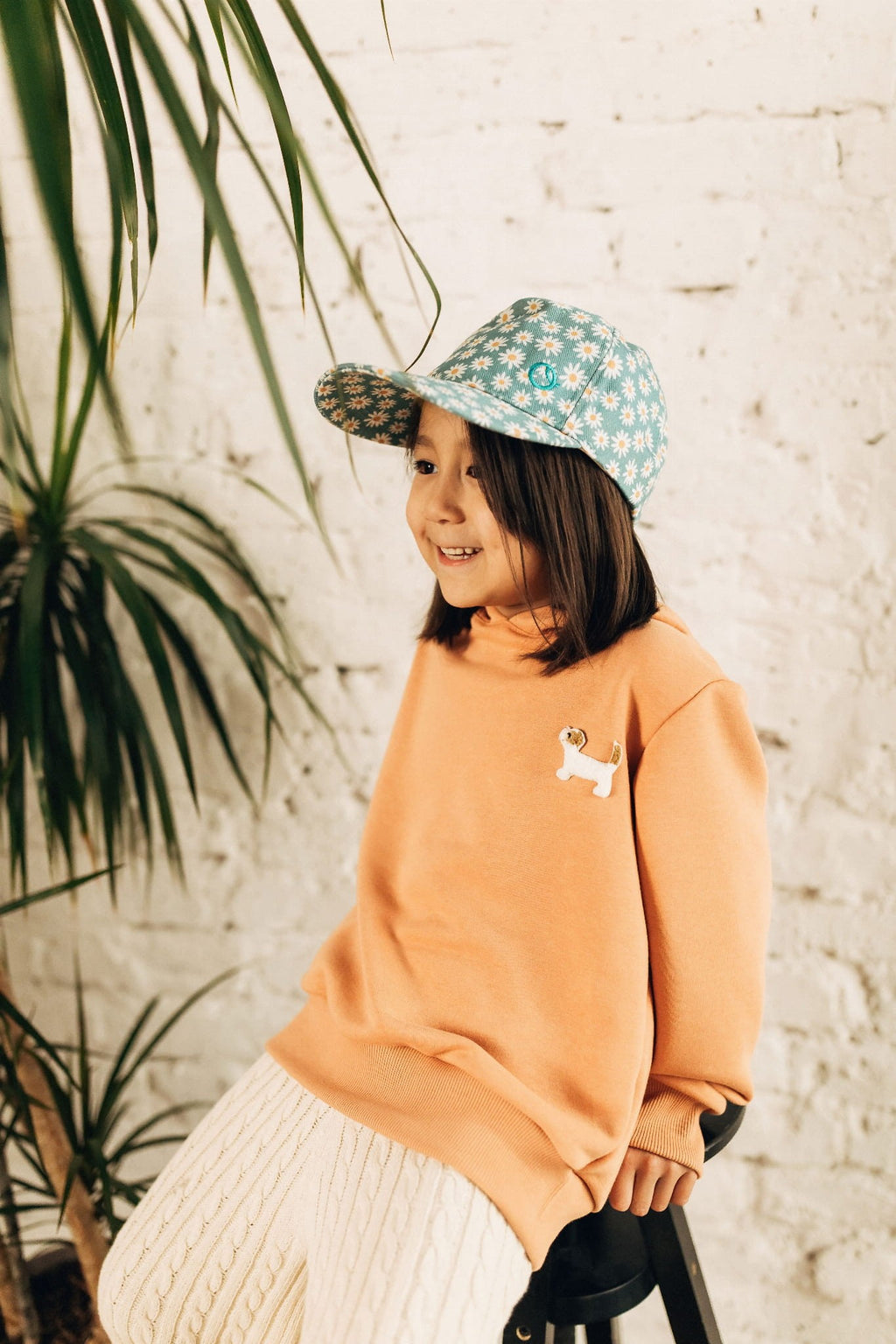 Blue Daisy Kids Baseball Cap