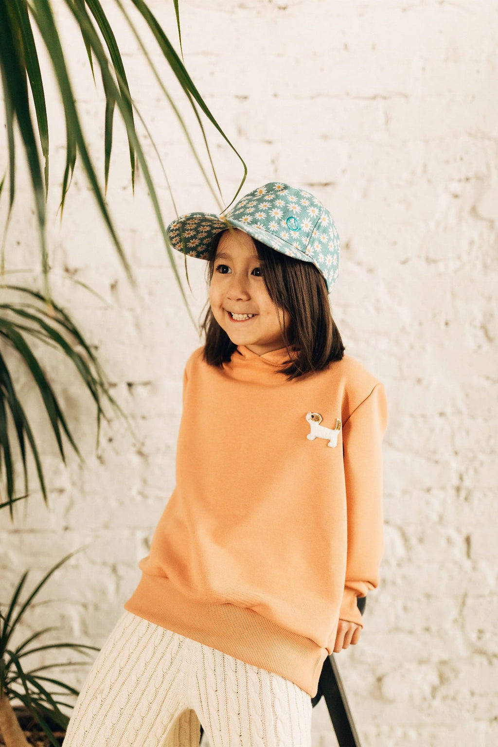 Blue Daisy Kids Baseball Cap