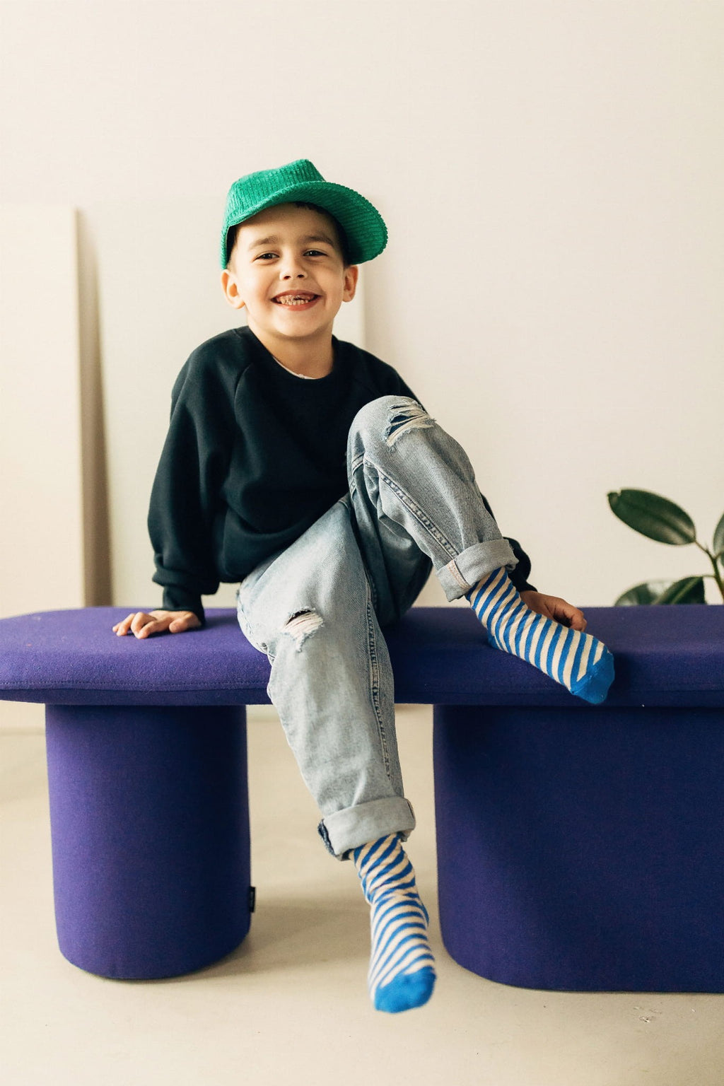 TITOT Socks Stripes Blue