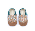 Cute Hedgehogs Mustard Child Slippers