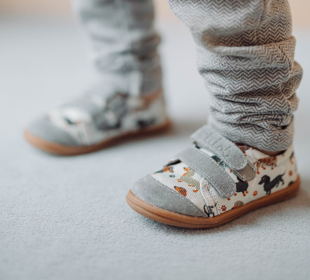 Furry Doggy Kids Sneakers