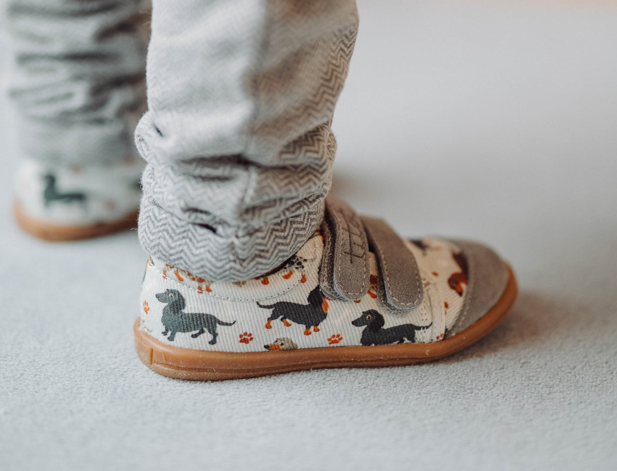 Furry Doggy Kids Sneakers