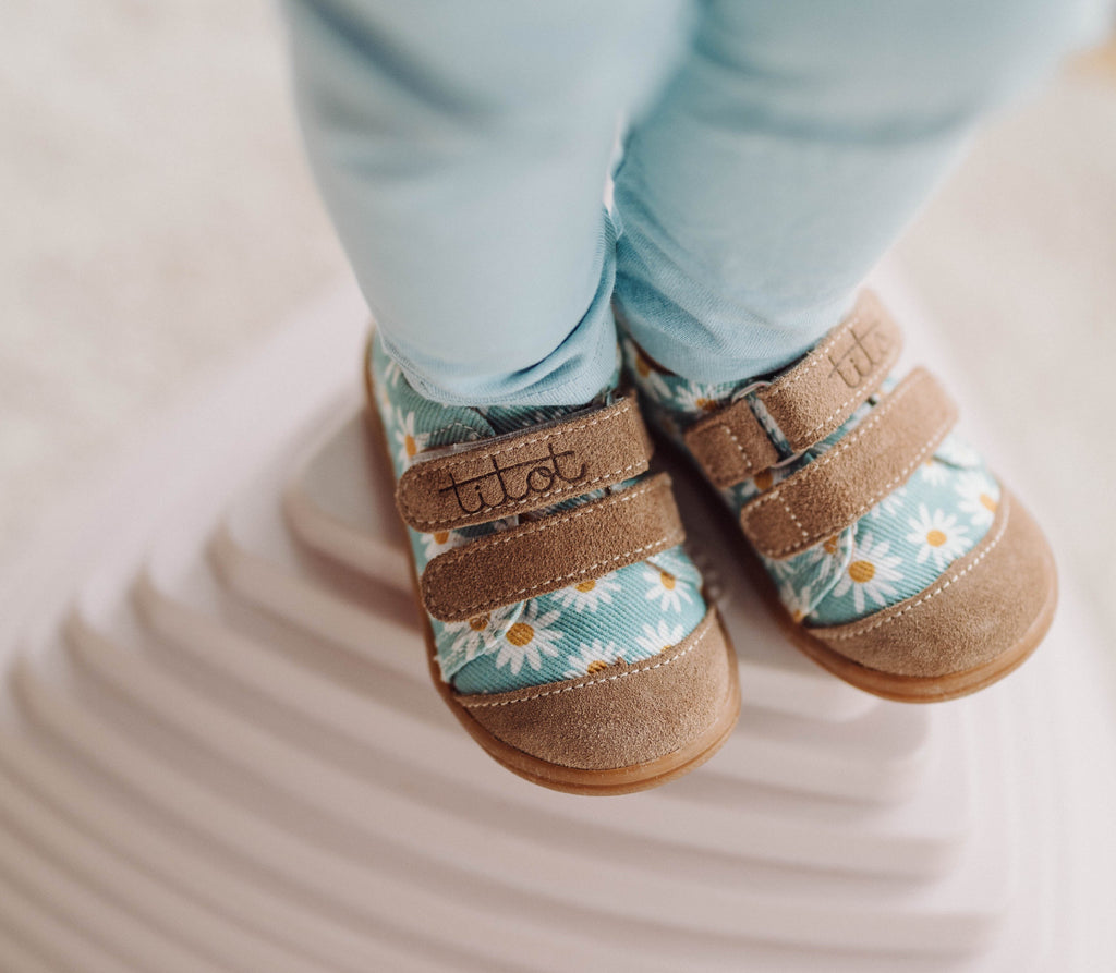 Blue Daisy Kids Sneakers