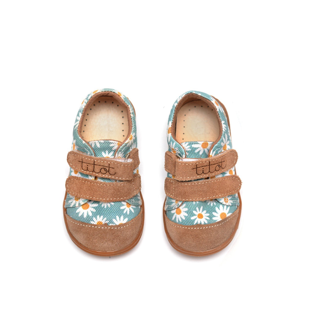 Blue Daisy Kids Sneakers