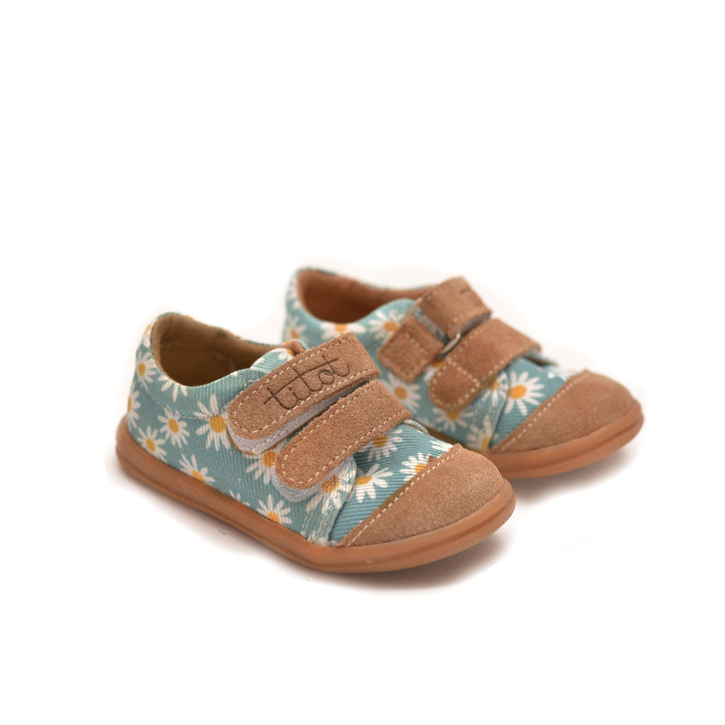 Blue Daisy Kids Sneakers
