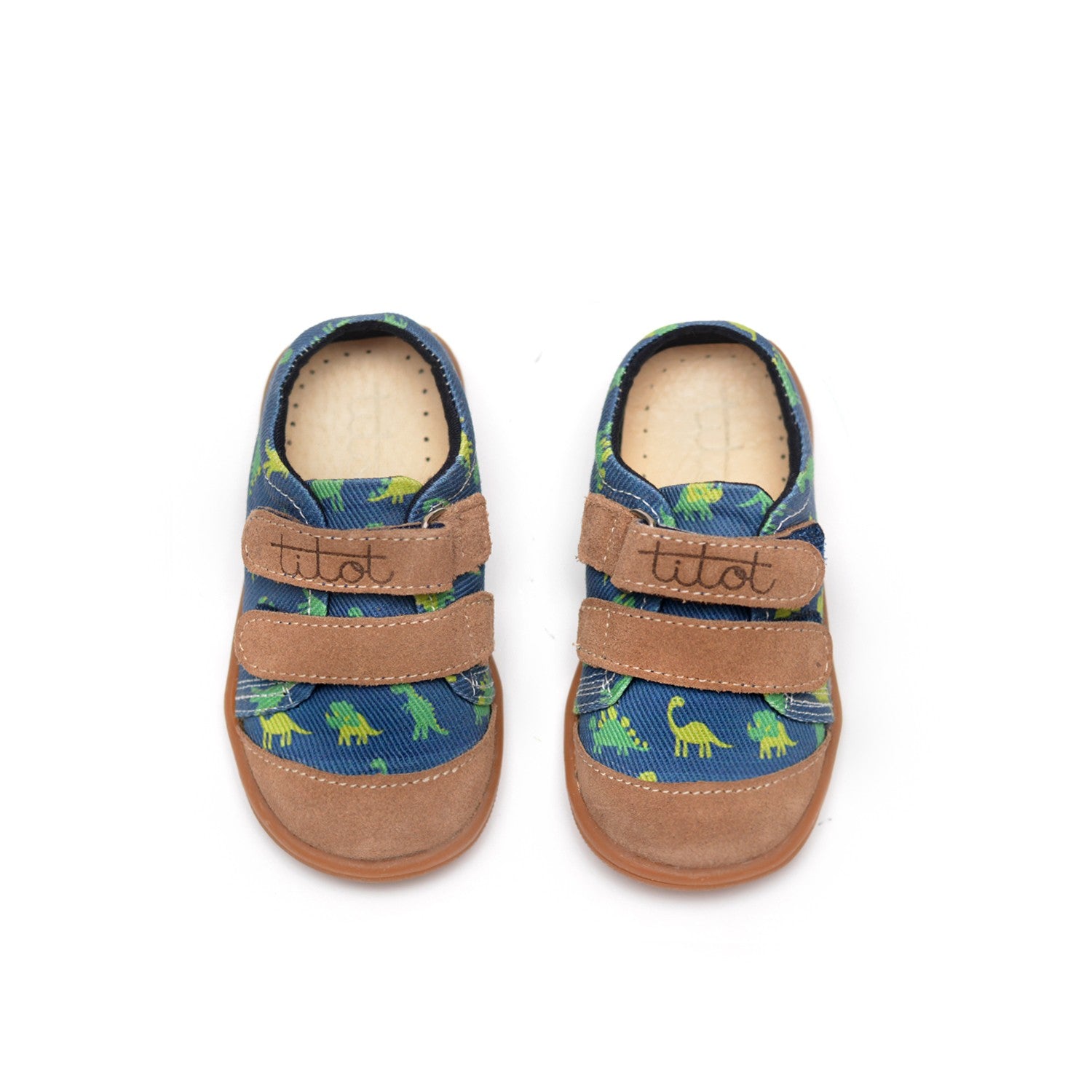 Navy Dino Kids Sneakers