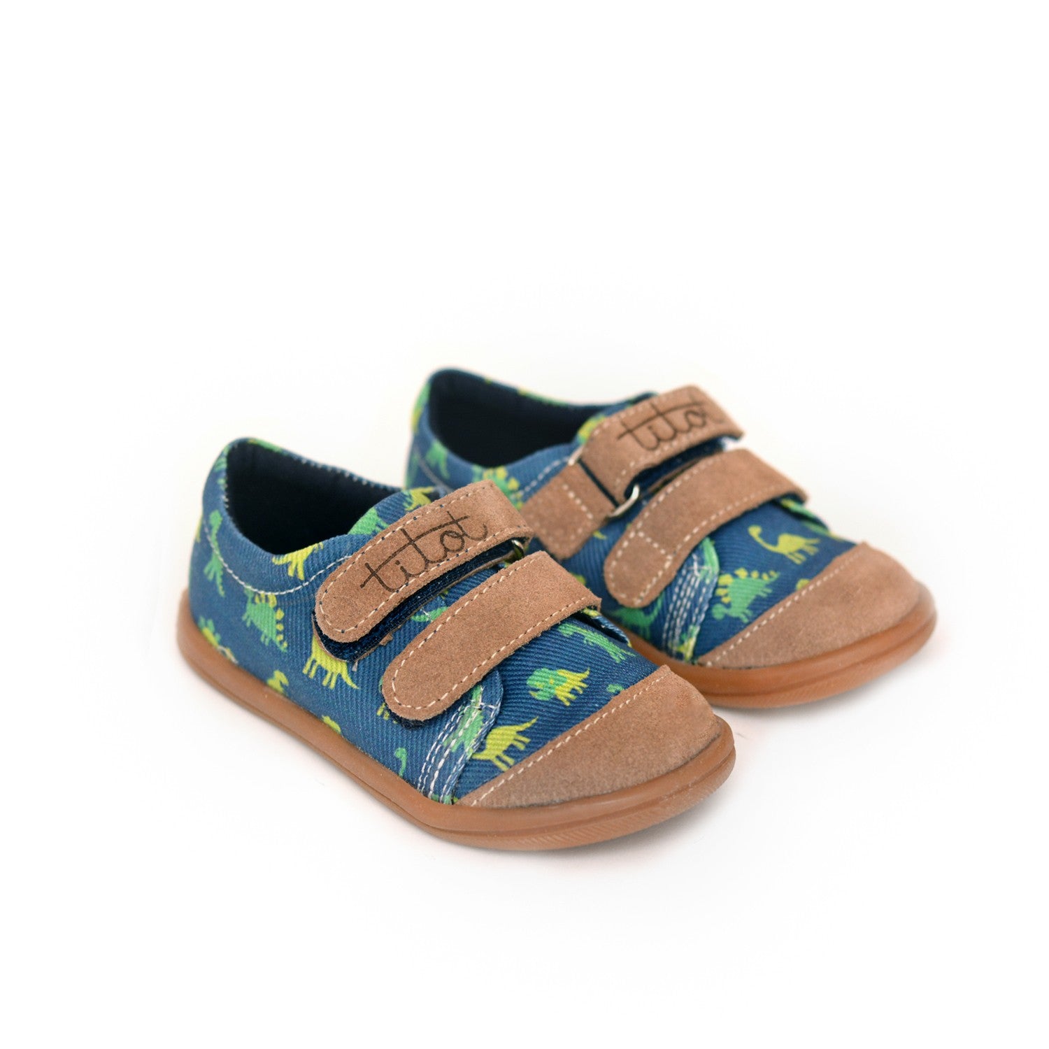 Navy Dino Kids Sneakers
