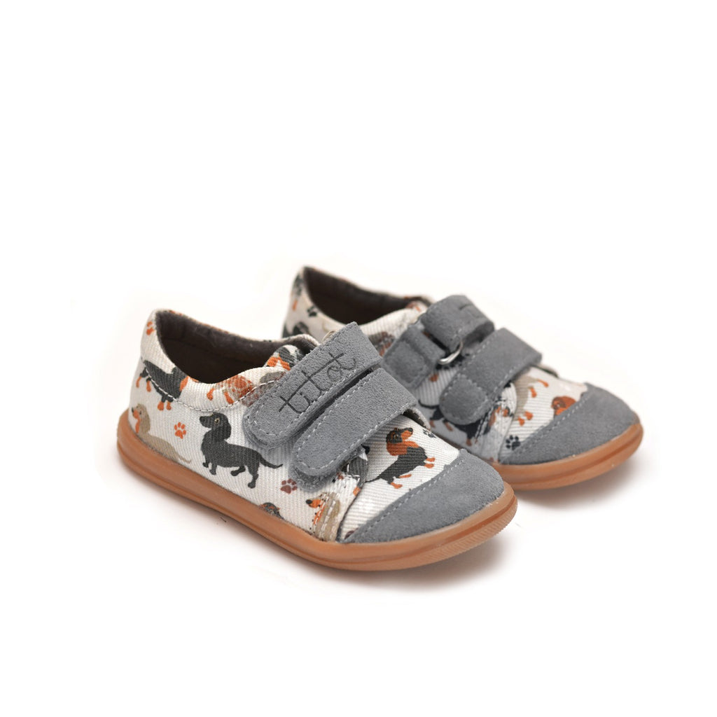 Furry Doggy Kids Sneakers
