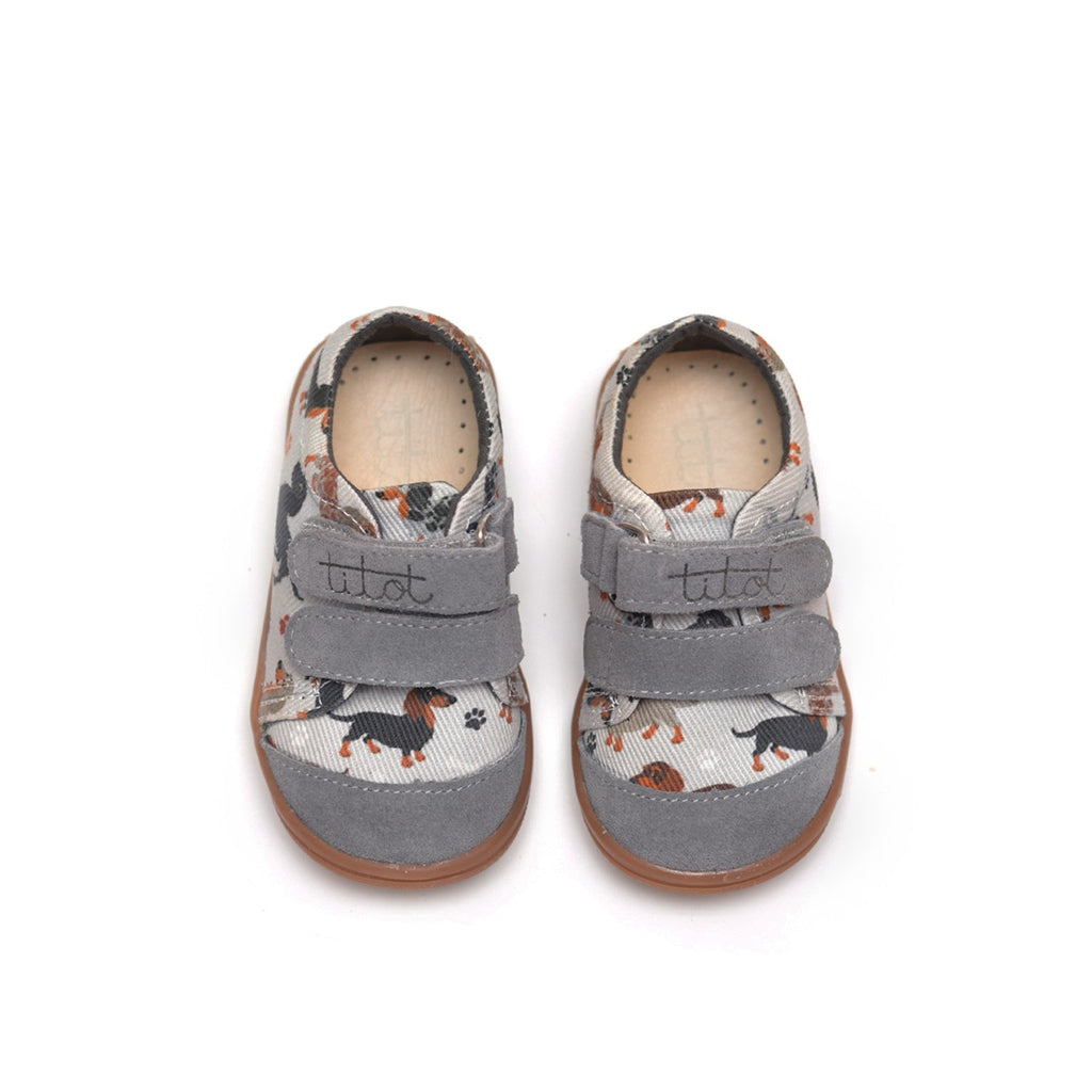 Furry Doggy Kids Sneakers