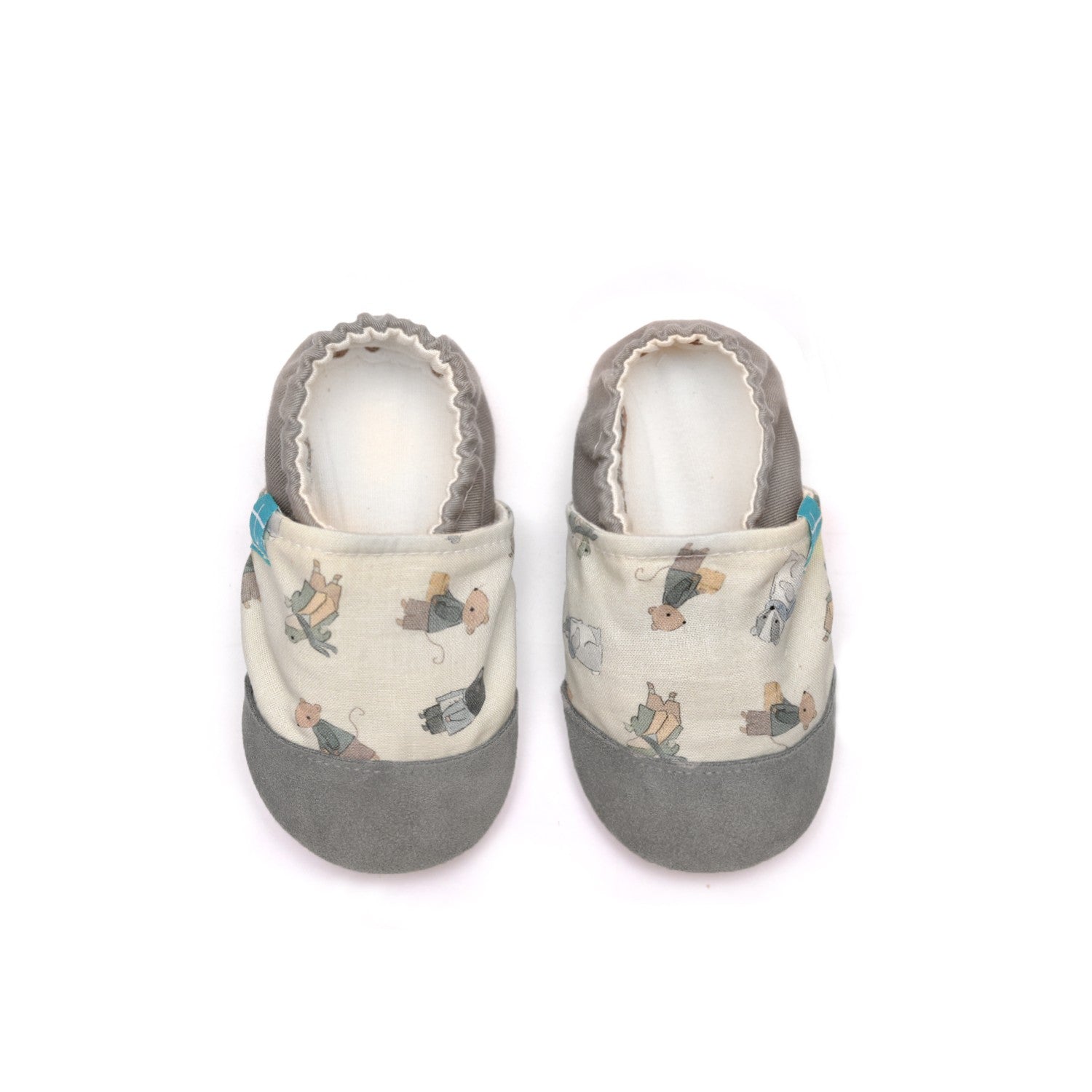 Grey Friends Child Slippers