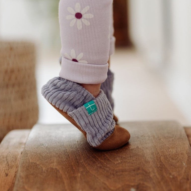 Cuddly Violet Fioletowy Child Slippers