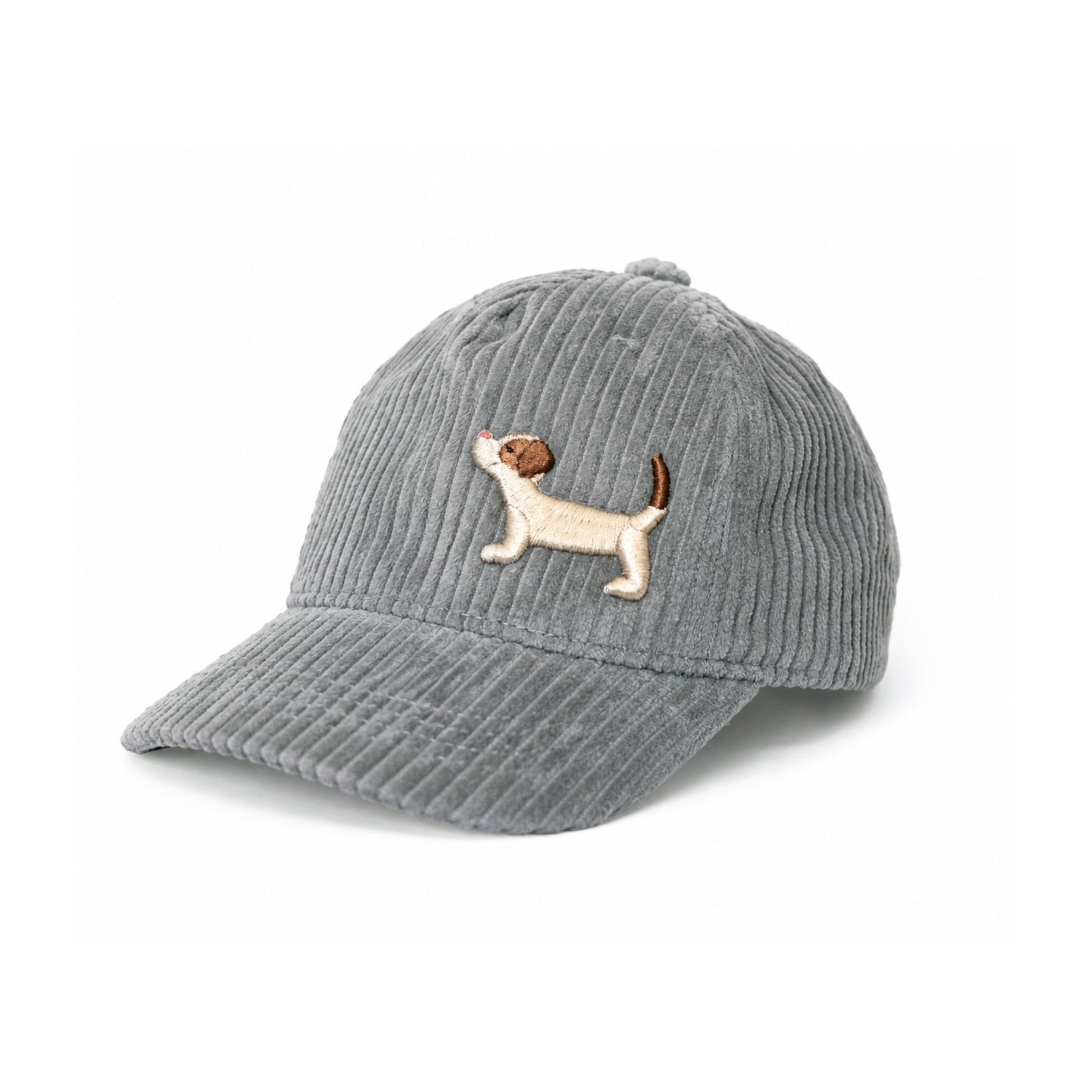 Cuddly Grey Kids Baseball Cap