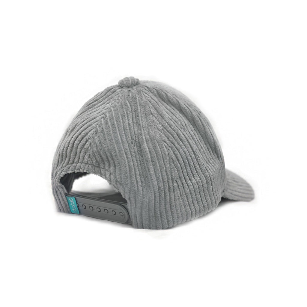 Cuddly Grey Kids Baseball Cap