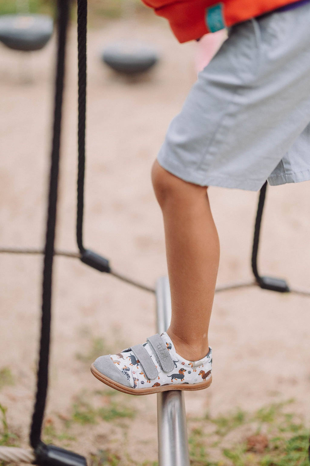 Furry Doggy Kids Sneakers