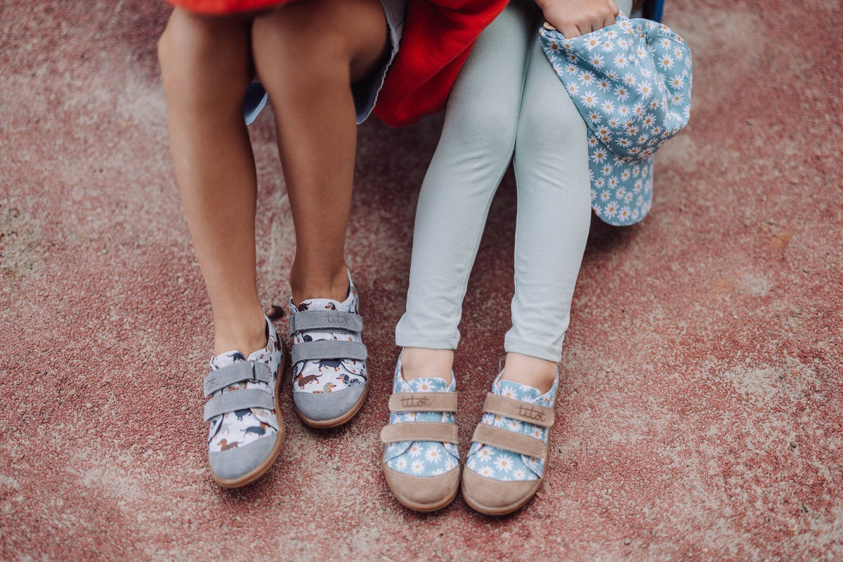 Furry Doggy Kids Sneakers
