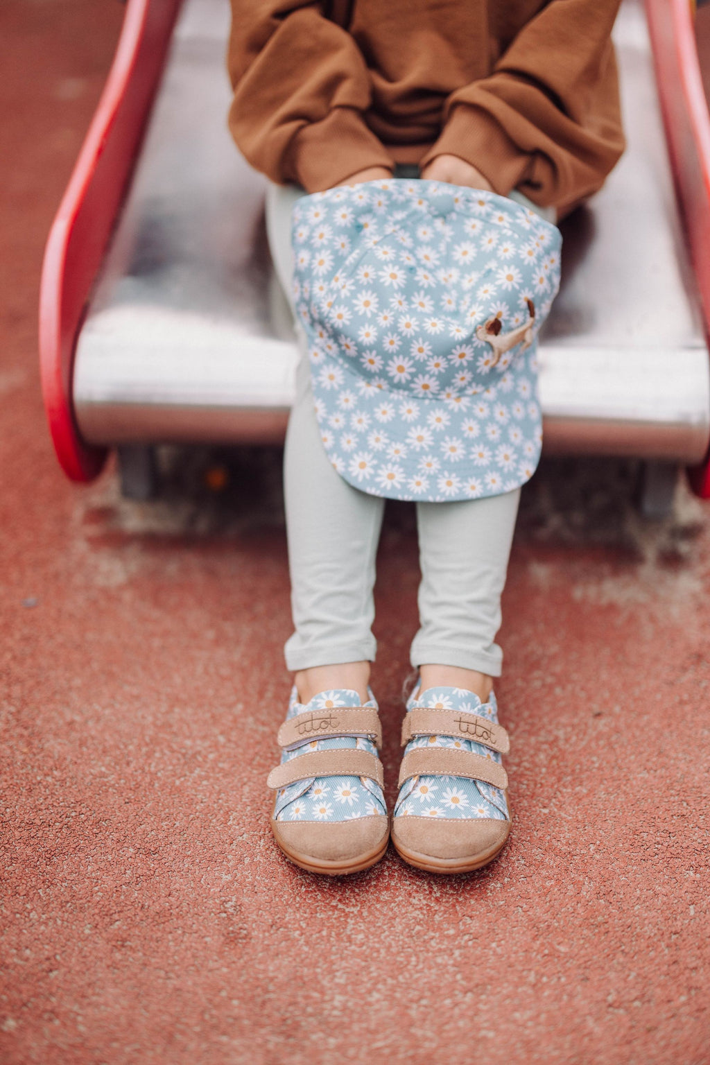 Blue Daisy Kids Sneakers