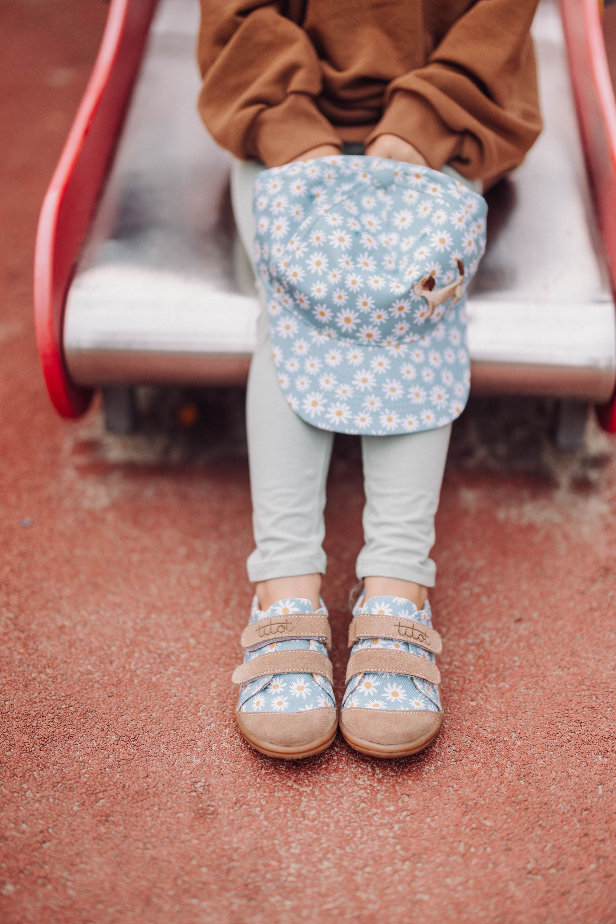 Blue Daisy Kids Sneakers
