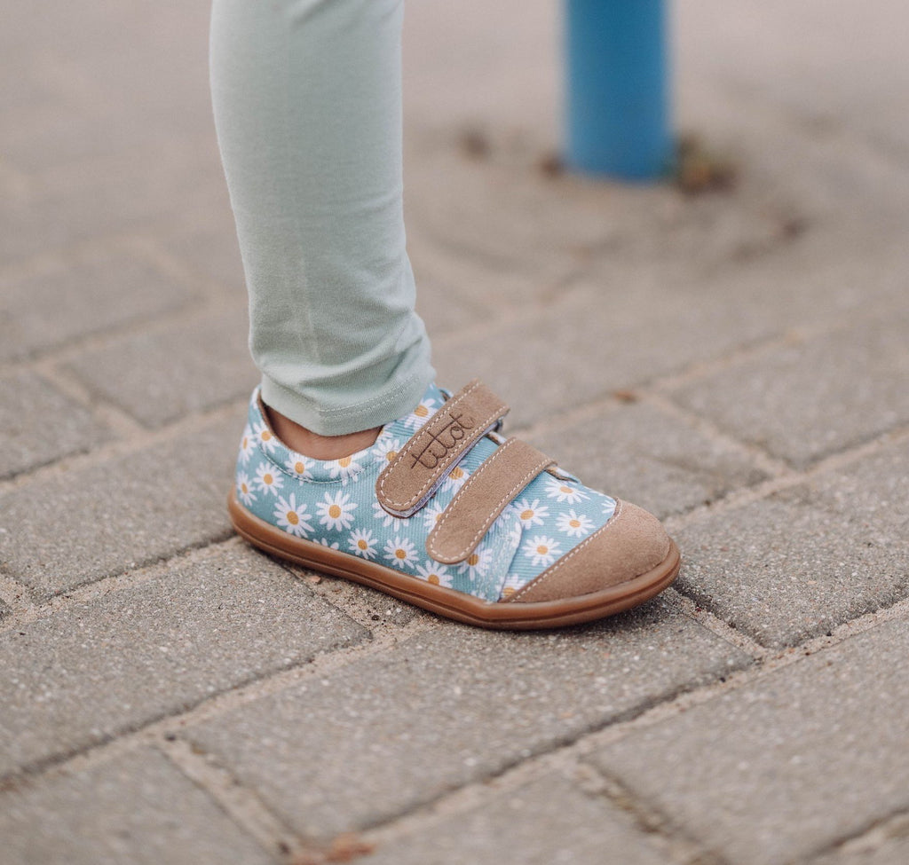 Blue Daisy Kids Sneakers